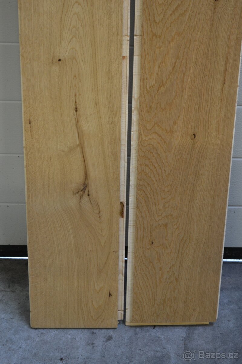 Dub prkno lak - 19m2 - drevena podlaha - 2