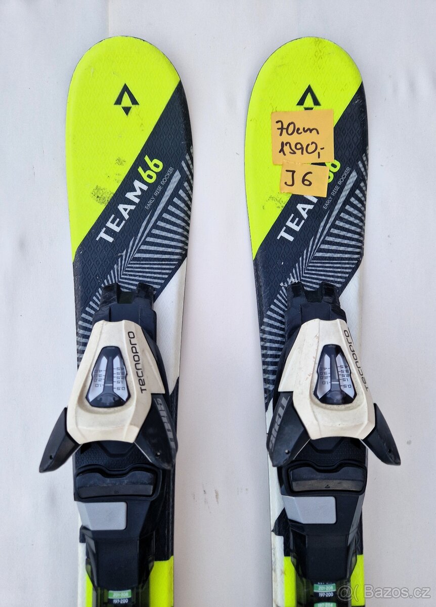 Dětské lyže TECNOPRO - 70 cm s vázáním do 45kg - 2