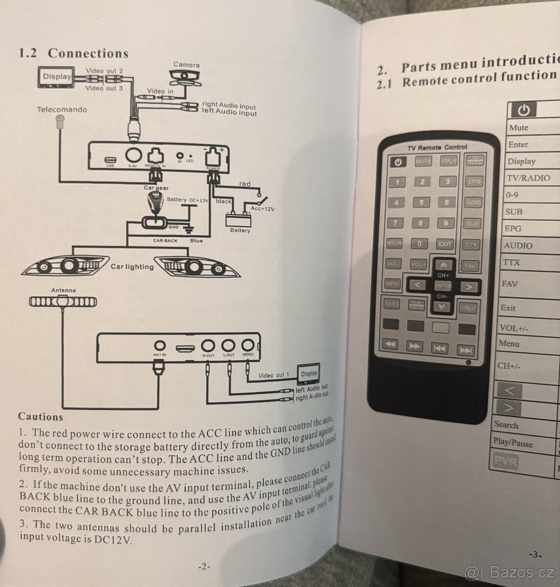 TV Tuner DVB-T/T2 na 12V - 2