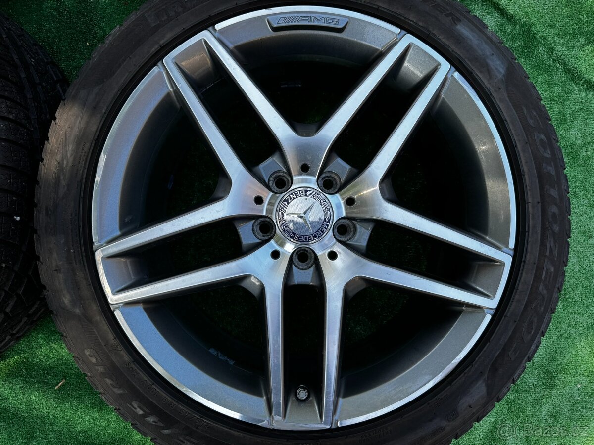 Originál alu kola Mercedes 5x112 R19 S-class zimní - 2