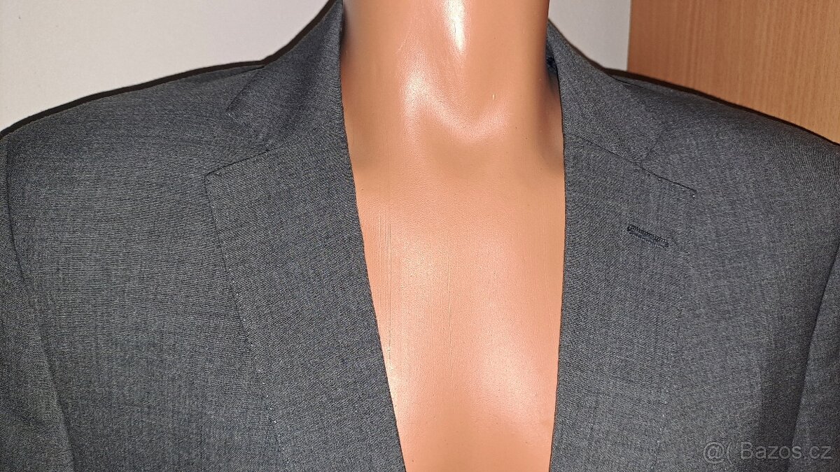 Pánské šedé formální sako M&S Collection/44L-L/2x59cm - 2