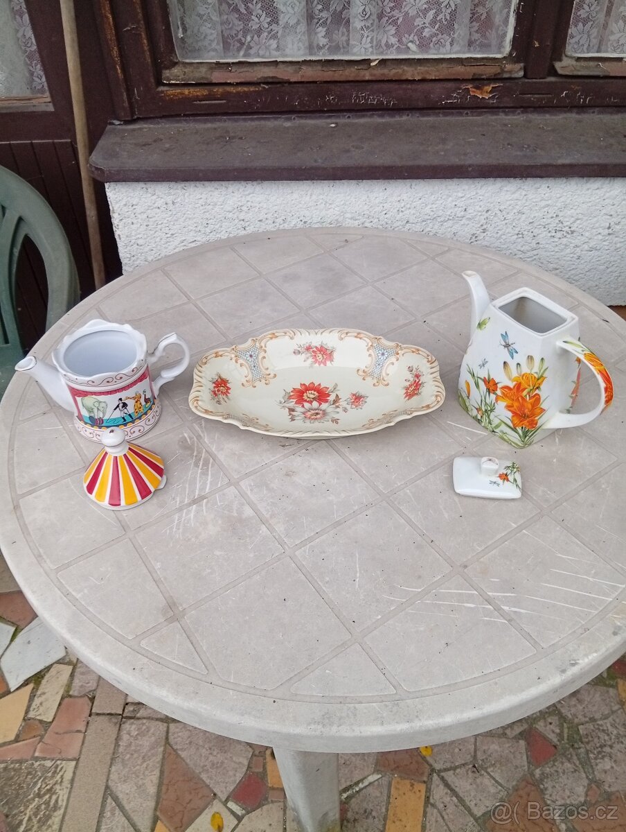 Prodám 2 keramické konvičky a 1 keramickou mísu. - 2