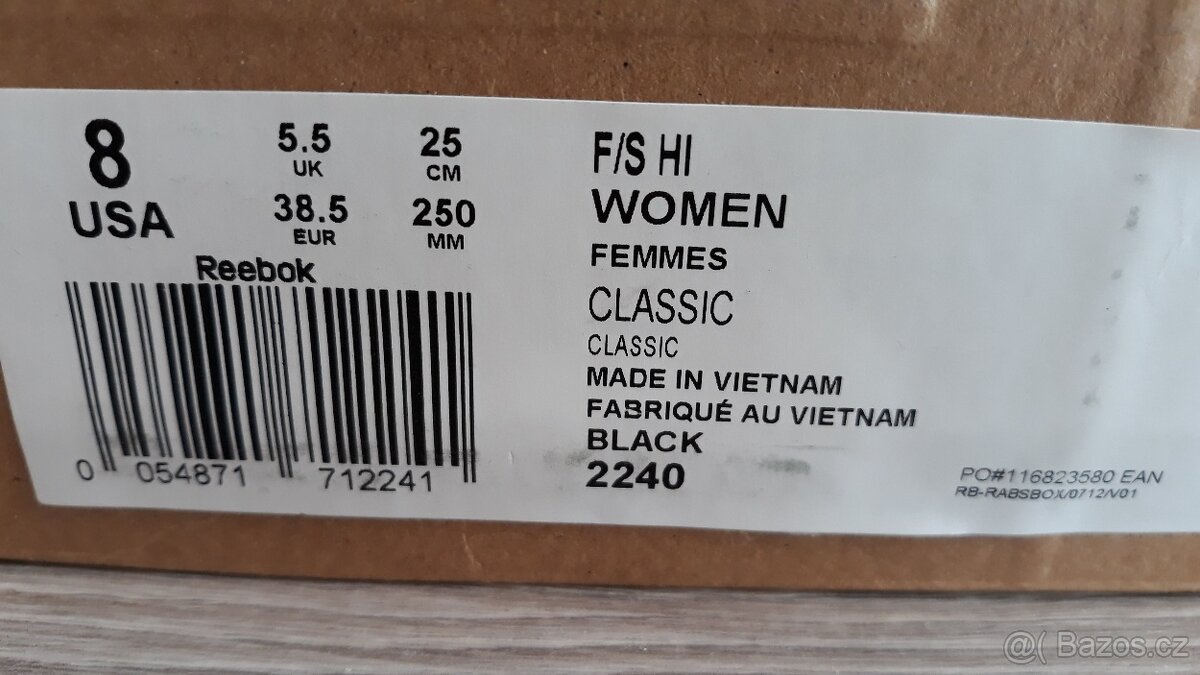 Dívčí/dámské boty Reebok classic F/S HI black - 2