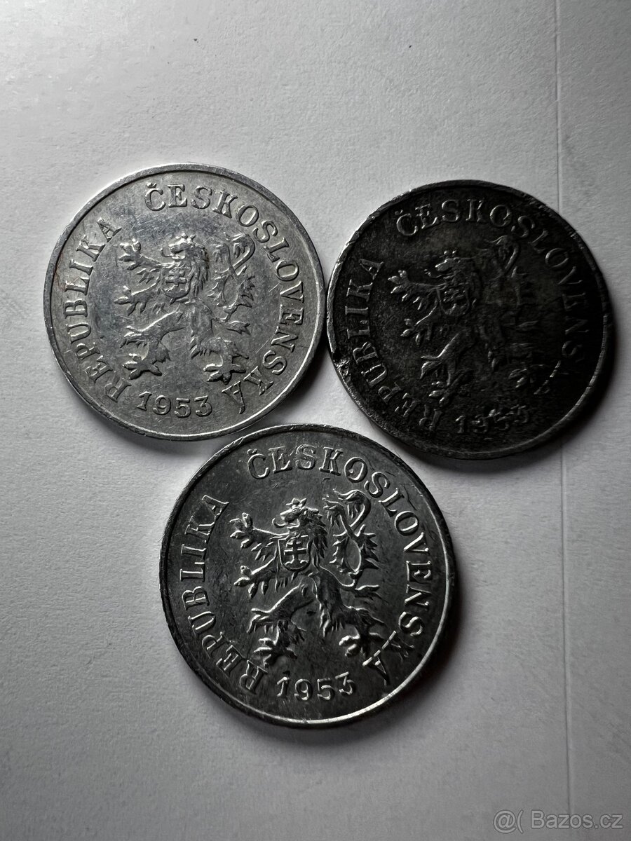 Vzácnější 5 Haléře obě varianty - 2