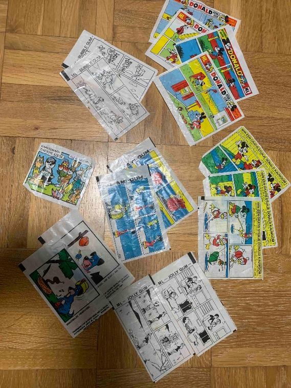 obaly - obrázky ze žvýkaček - 2