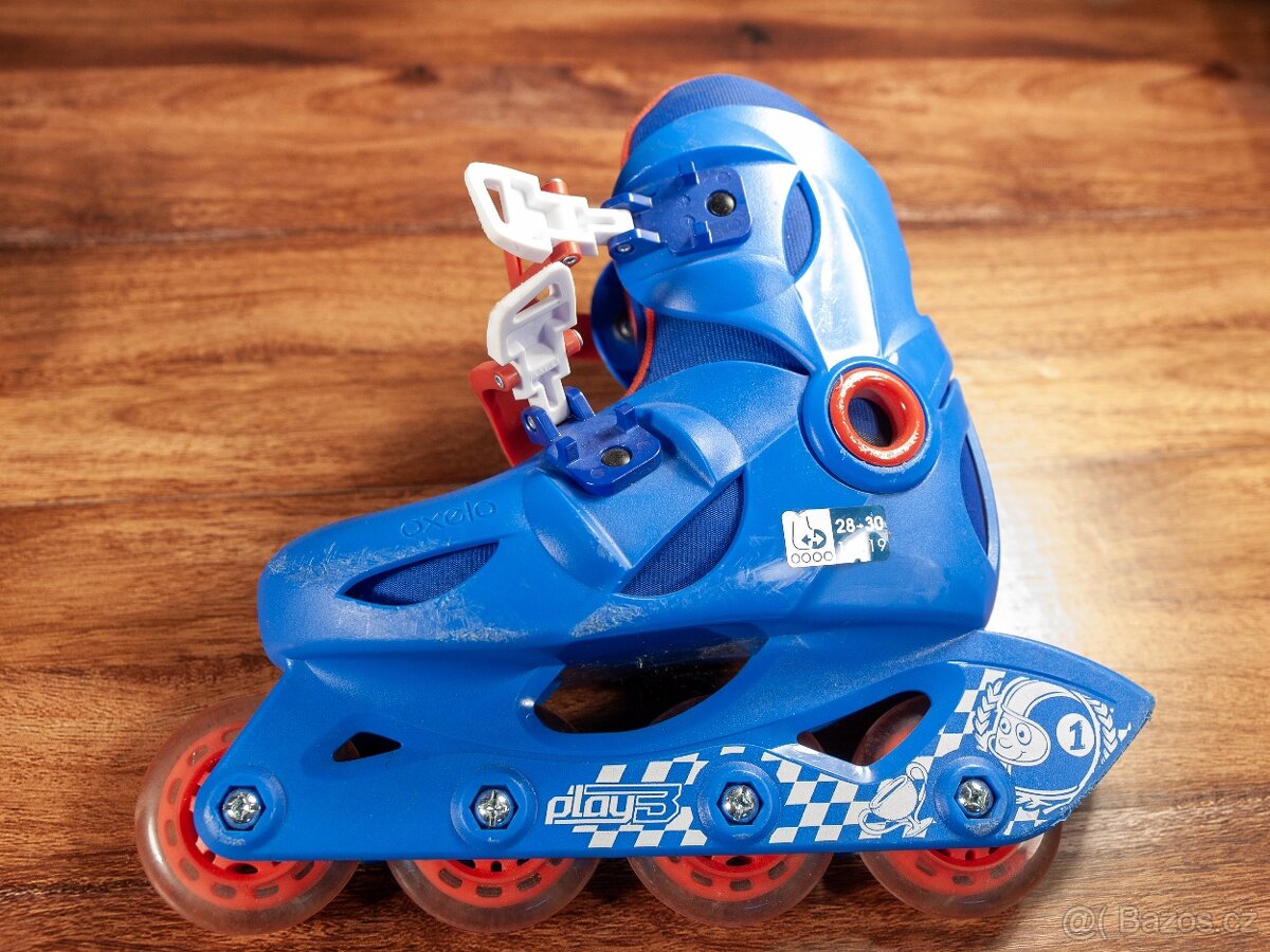 Dětské kolečkové brusle inline OXELO Play 3 28-30 - 2