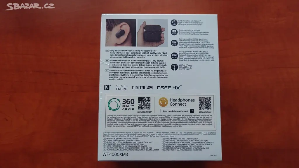 Sluchátka Sony WF-1000XM3 - 2
