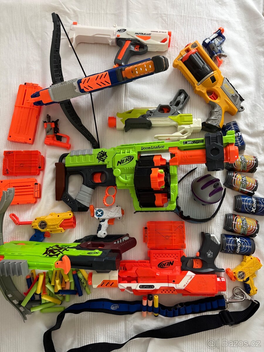 Nerf zbraně - sbírka - 2