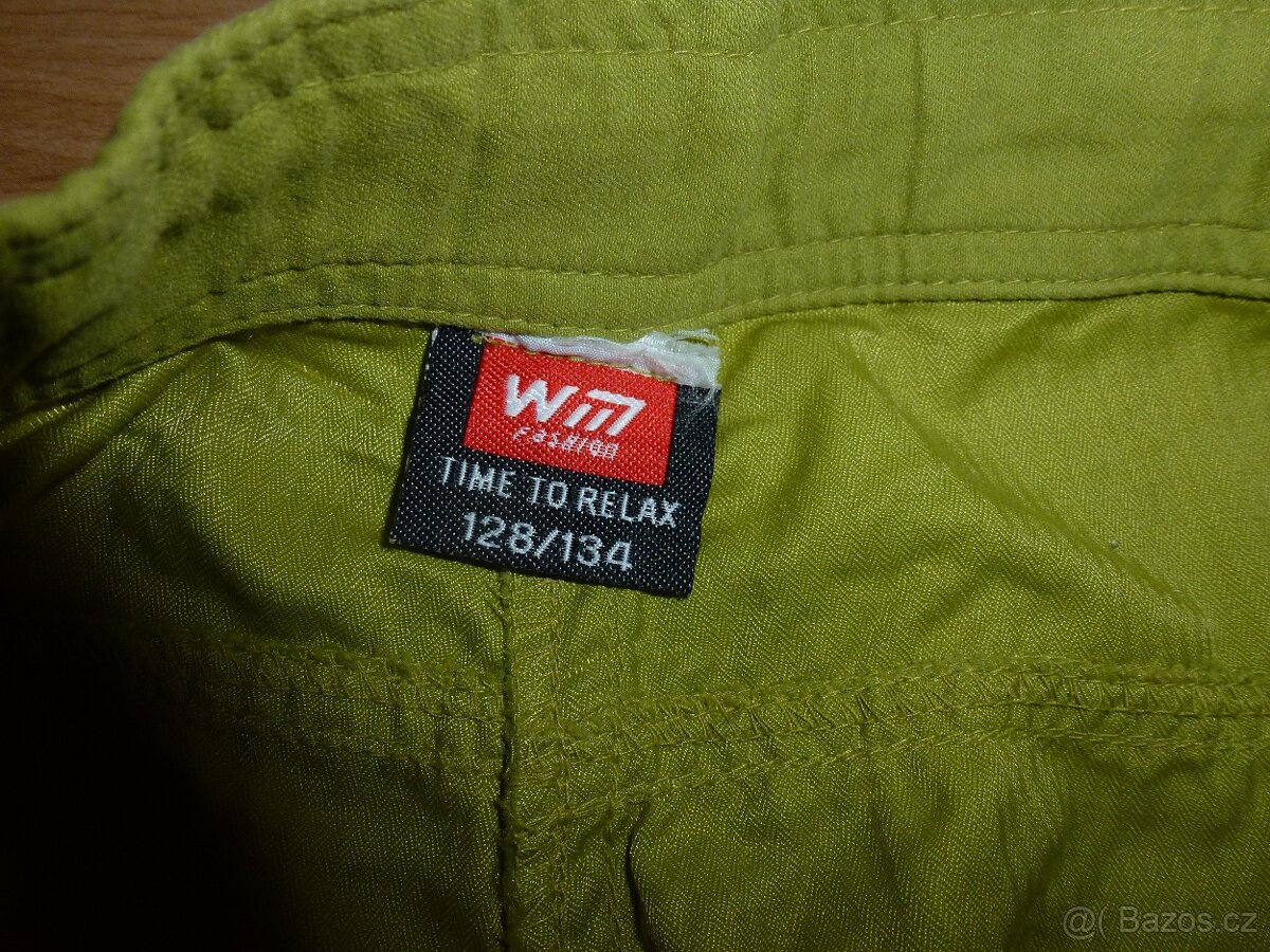 Zelené kalhoty 128/134 - 2