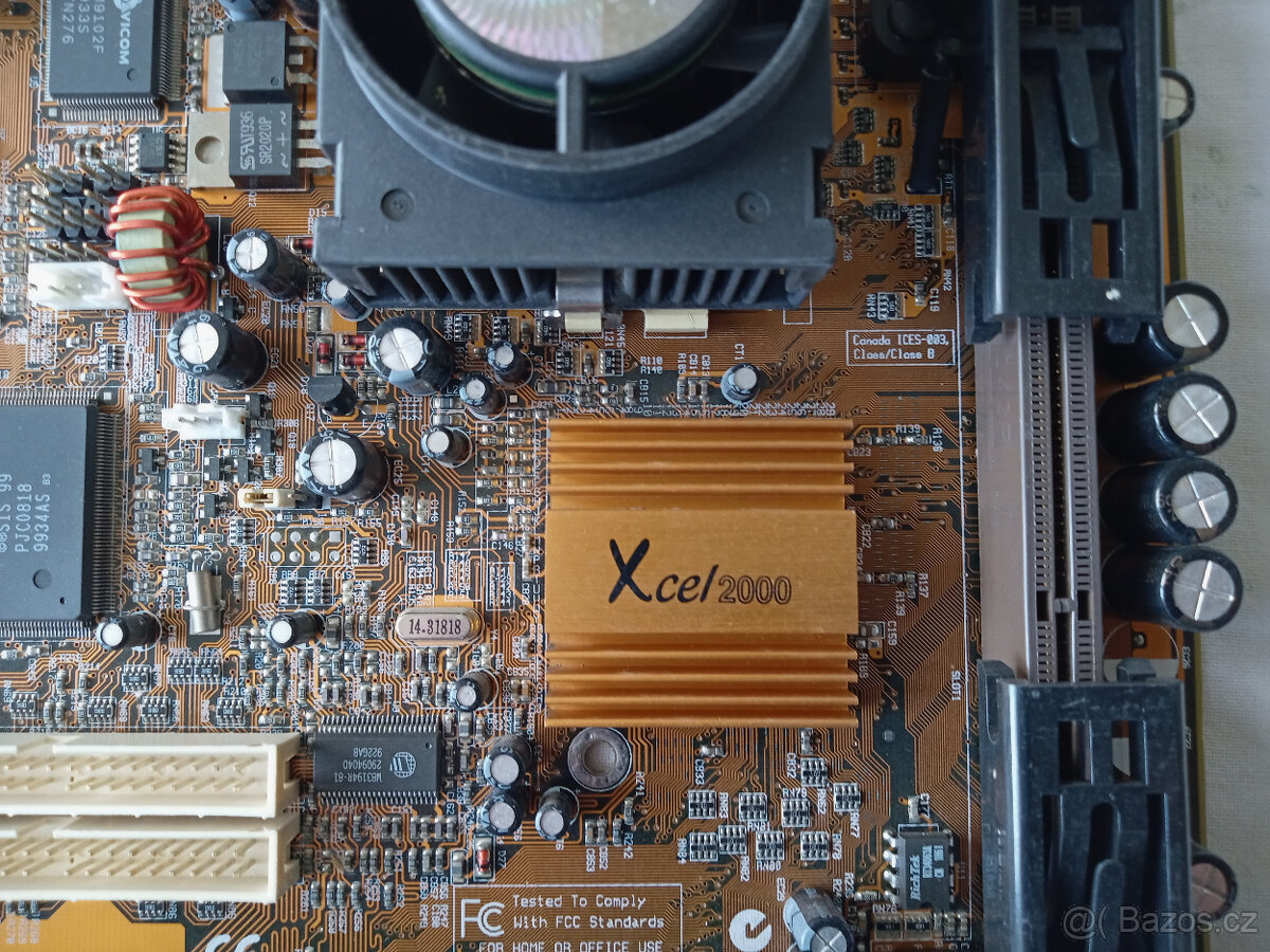 RETRO základní deska, Intel Celeron 400MHz. - 2