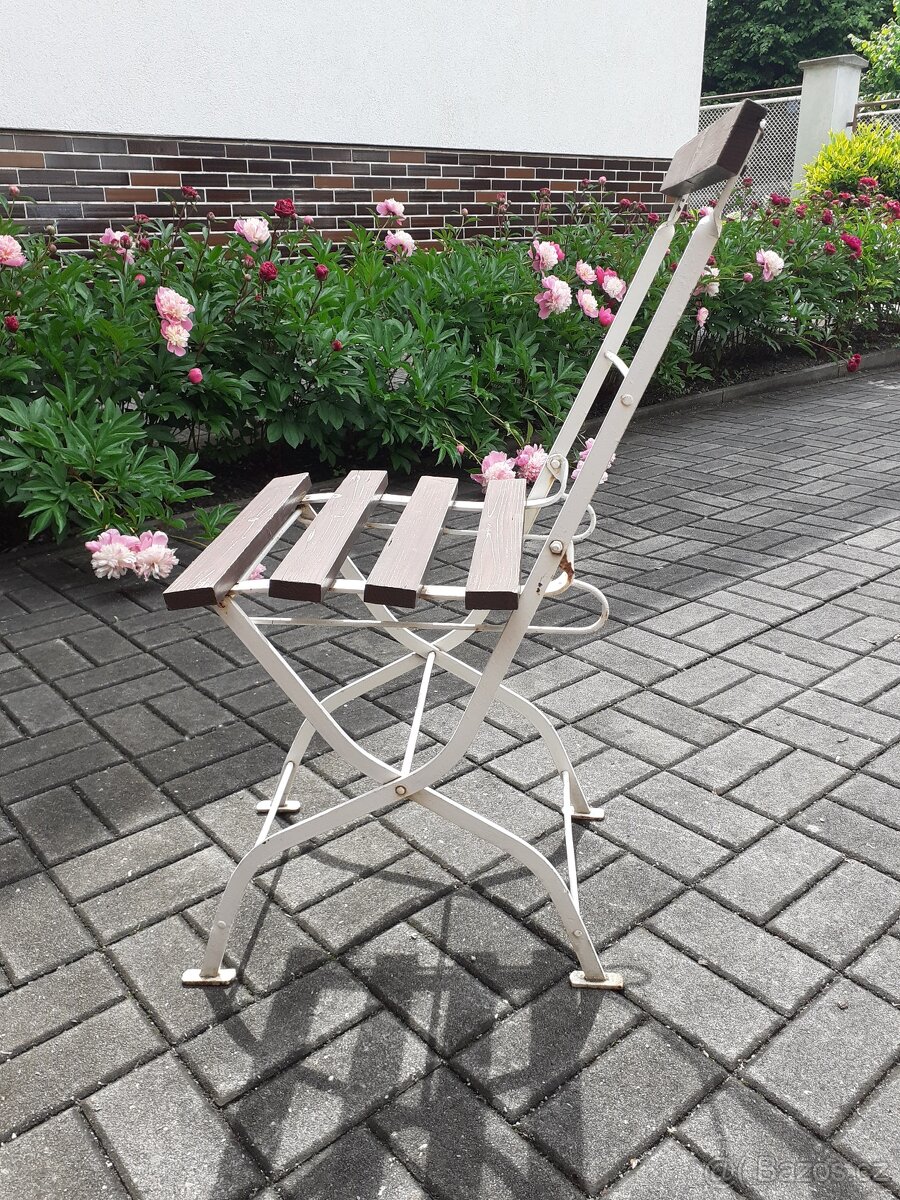 Zahradní židle starožitná - 2