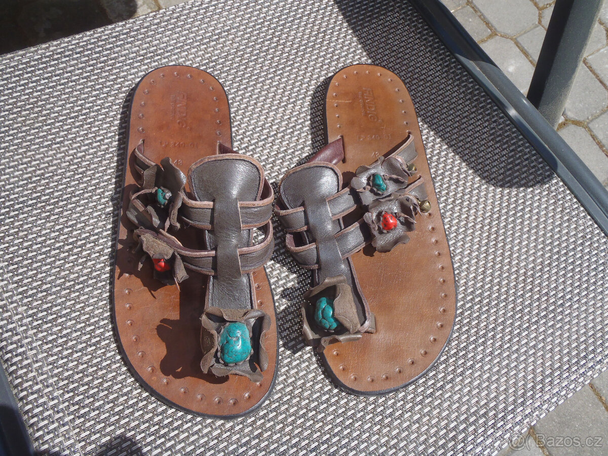 Prodám dámské kožené sandály - 2