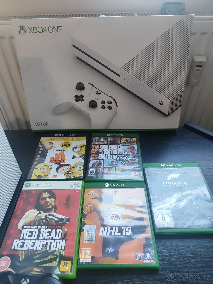 Prodám Xbox One 500GB + 5 her na CD - 2
