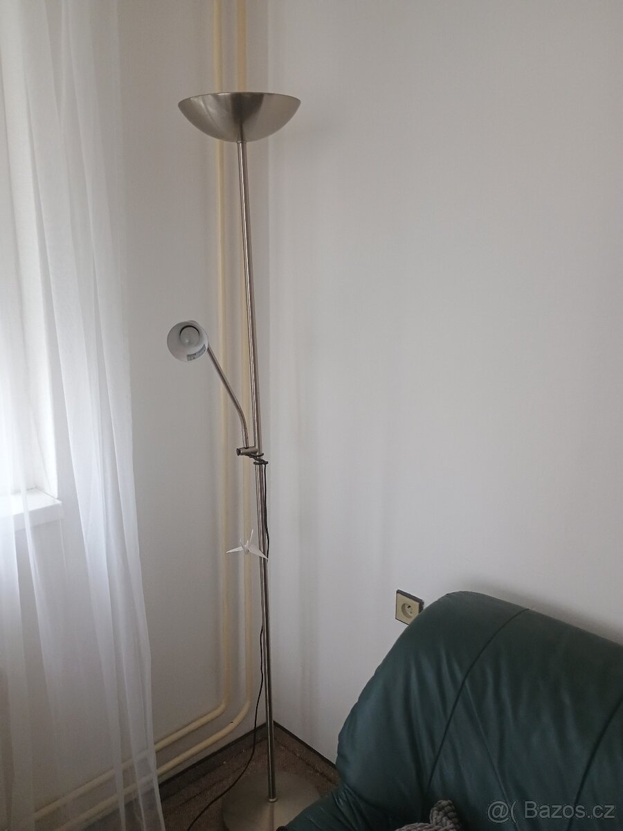 Stojací lampa nerez - 2