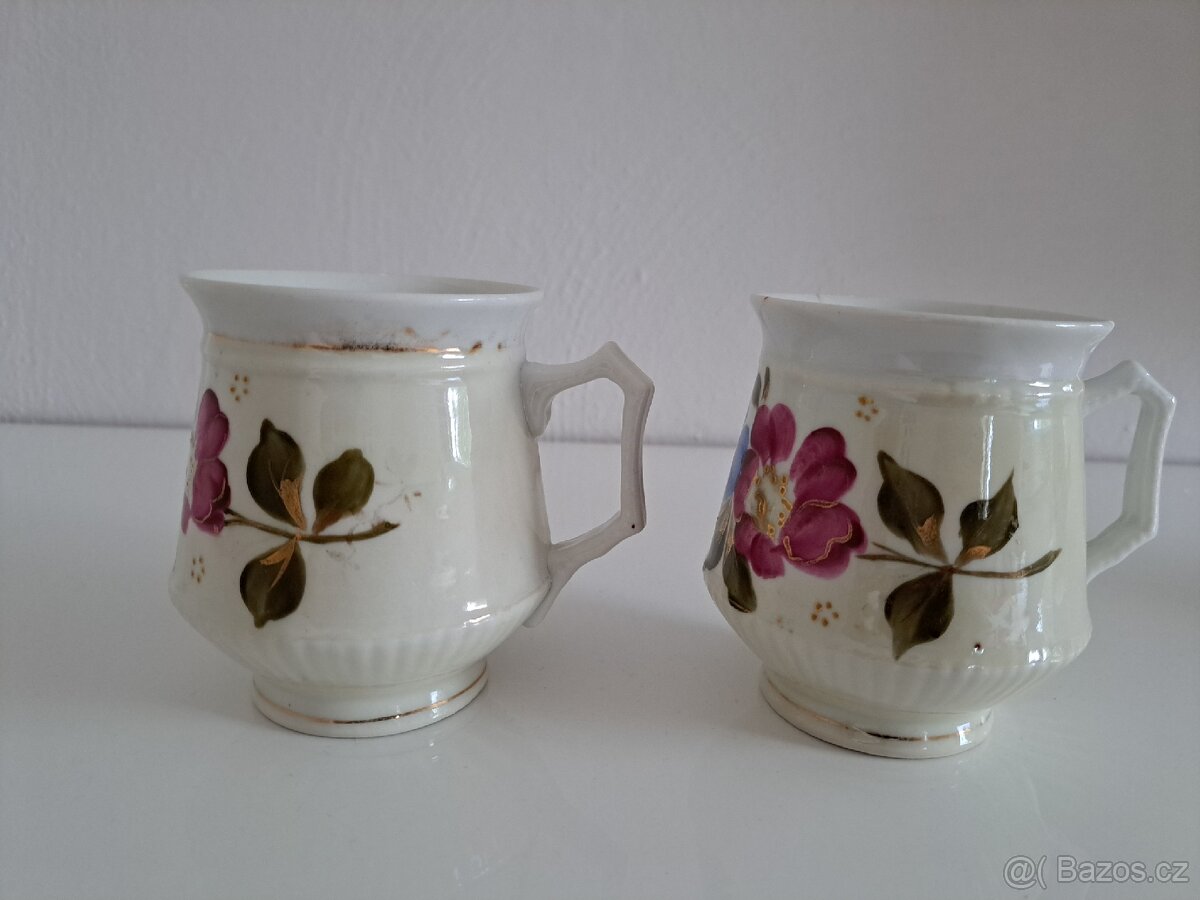 Starožitné hrnečky - mušlák - 2