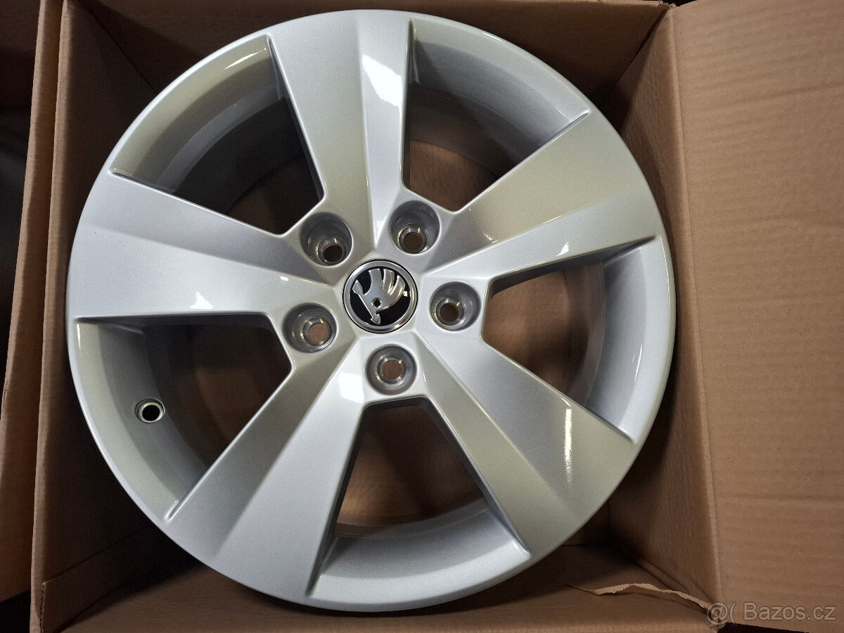 Nové orig. alu disky Škoda Superb III 6,5x16 5x112mm - 2