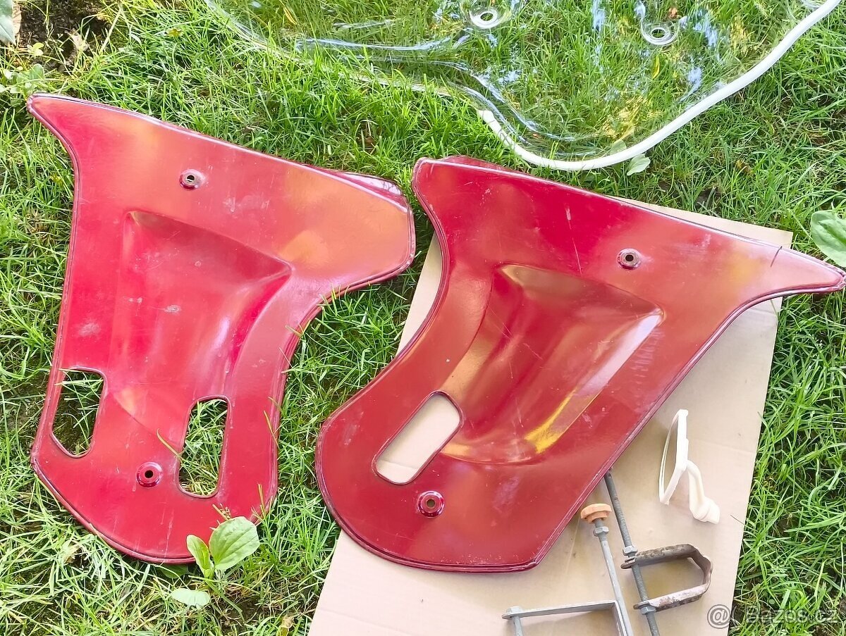 Uloženka zimní výbava Jawa ČZ Plexi kryty držáky zrcátko - 2