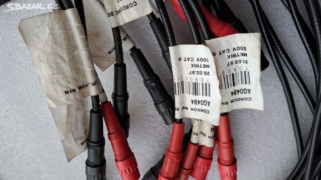 Měřící vodič BNC/banánek zn. METRIX, 2 metry, NOS - 2