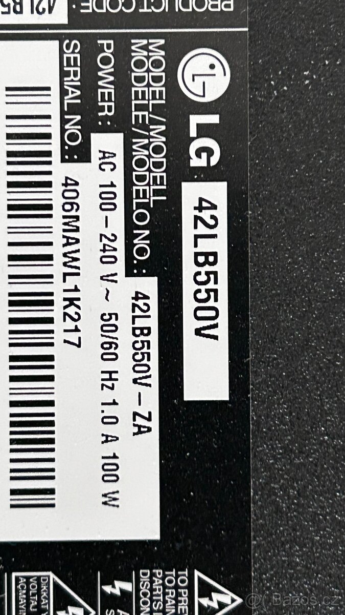 Televize LG - 106cm - 2