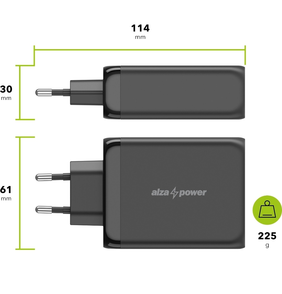 Nabíječka 100W AlzaPower - 2