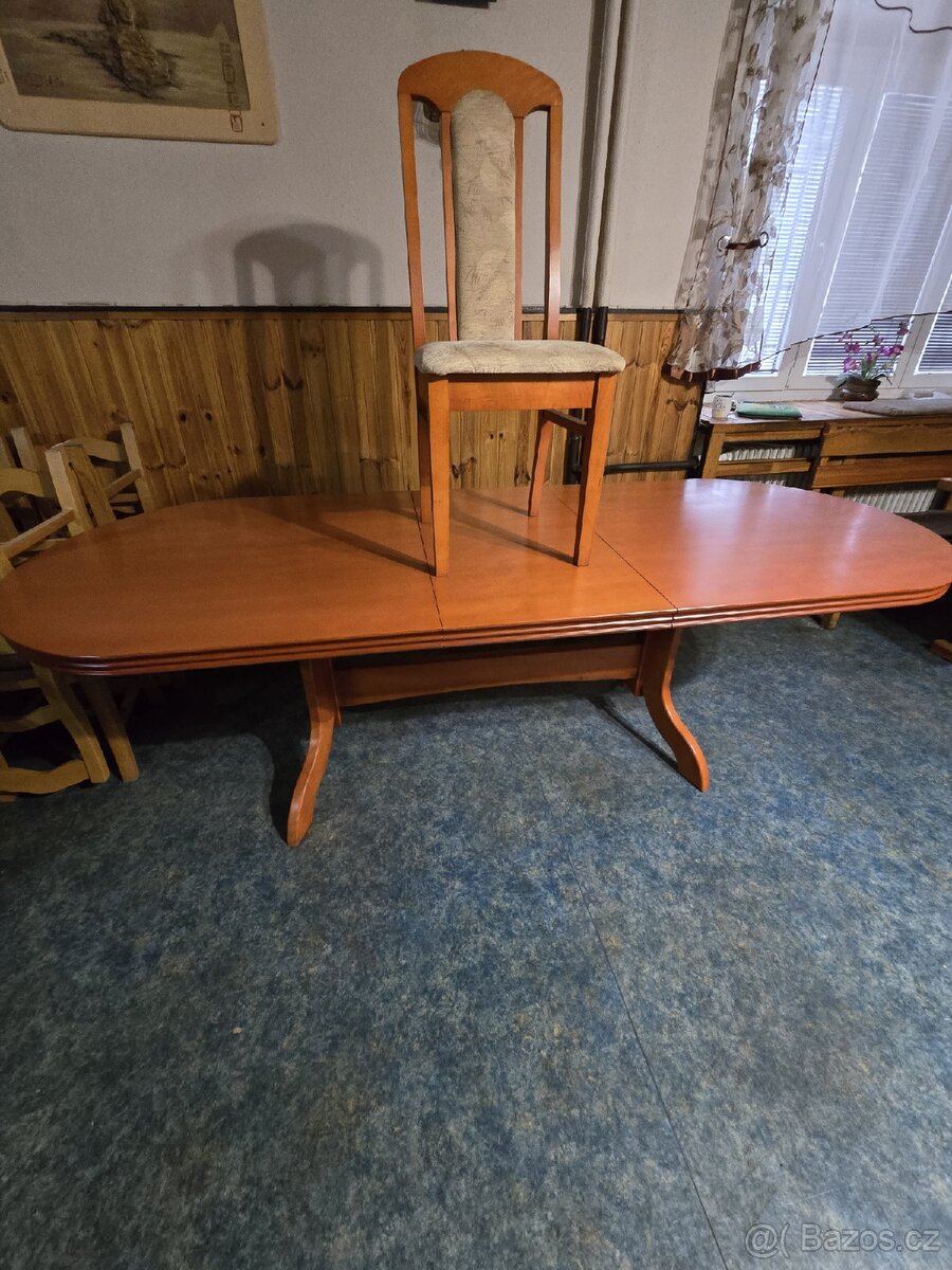 Stůl oválný + 12 židlí celý SET - 2