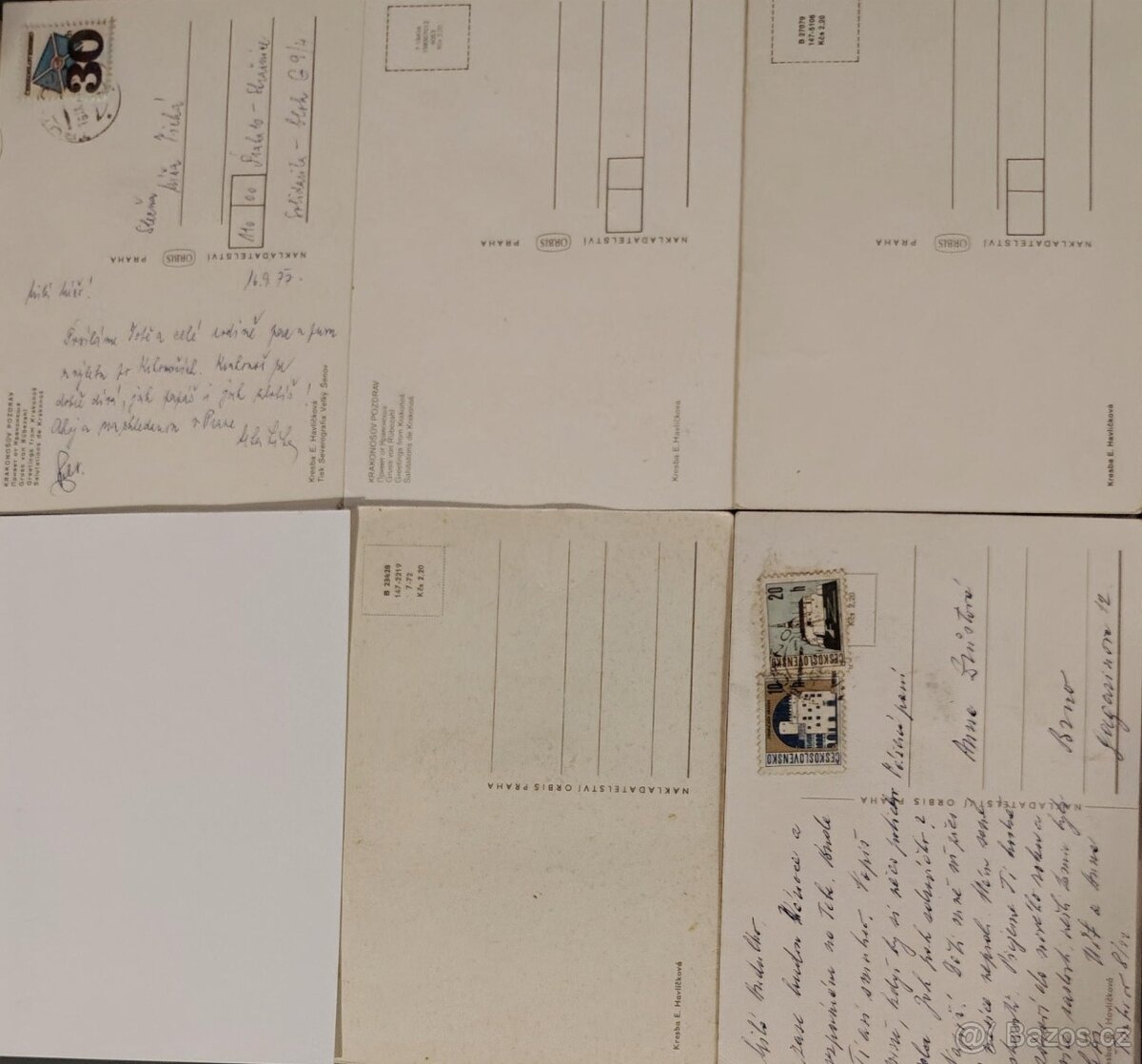 Prodám mrkací pohlednice Eva Havlíčková - 2