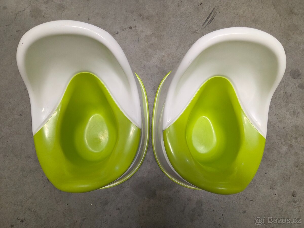 Dětský nočník IKEA, LOCKIG bílá/zelená - zdarma - 2