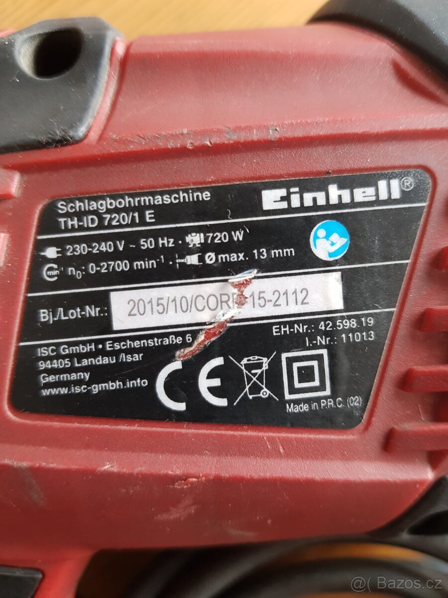 Příklepová vrtačka Einhell - 2