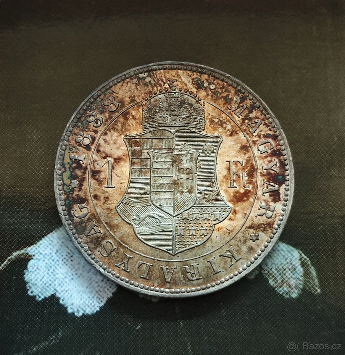 1 Zlatník 1888 KB pěkná patina - 2