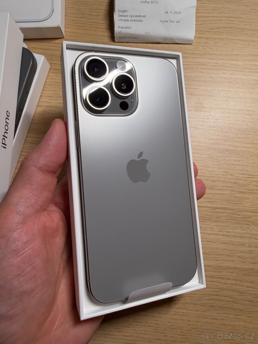 iPhone 16 PRO MAX 256 GB v záruce + 3 originální kryty - 2
