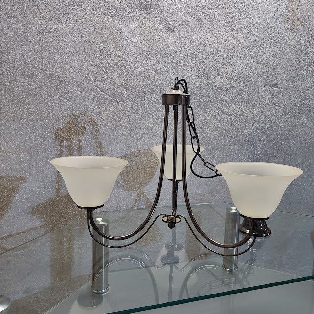 Tříramenný , nastavitelný lustr - 2