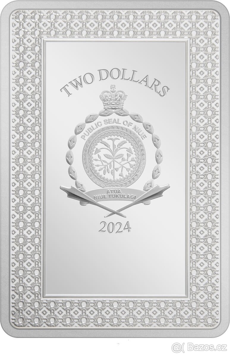 Stříbrná mince Tarotové karty- The Devil (Ďábel) 1 Oz 2024 - 2