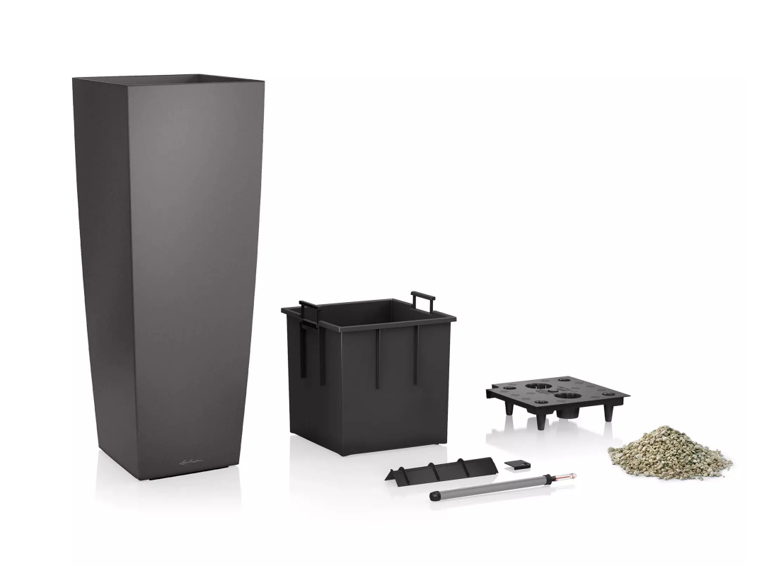 Lechuza Cubico Alto 40 Samozavlažovací květináč - 2