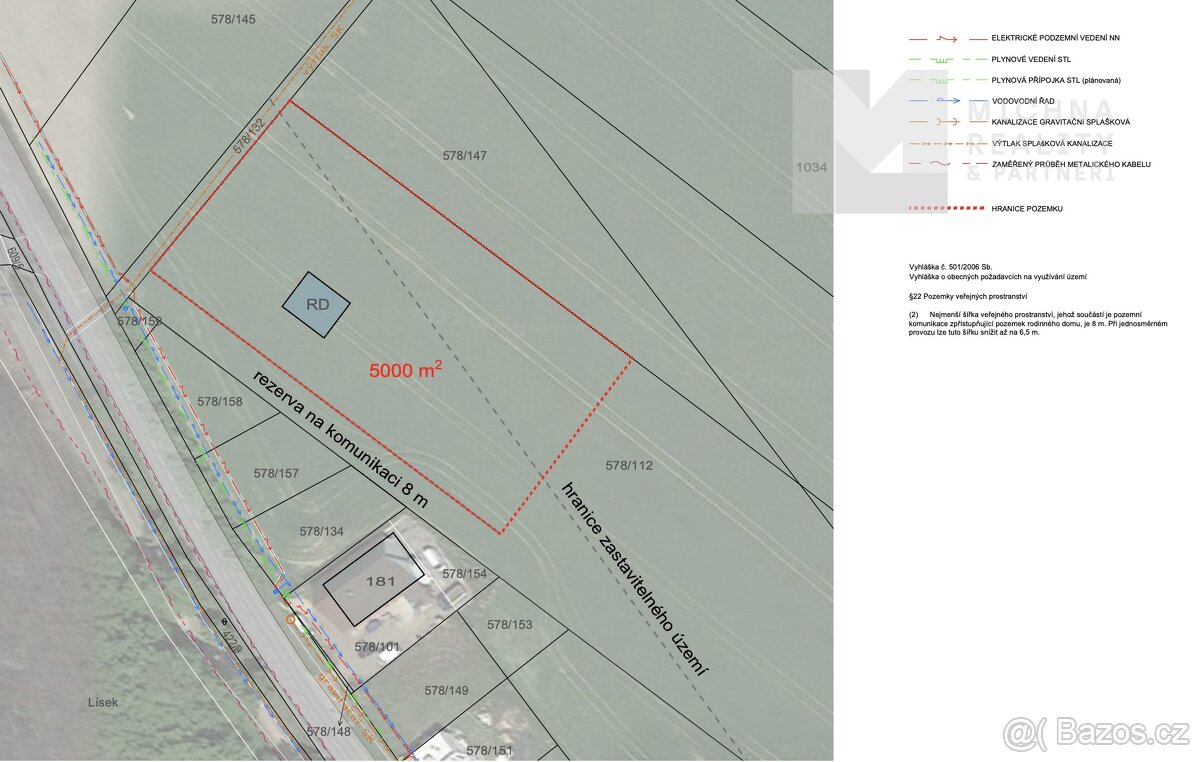 Prodej, Pozemky pro bydlení, 5000 m² - Říčky, ev.č. 140007 - 2