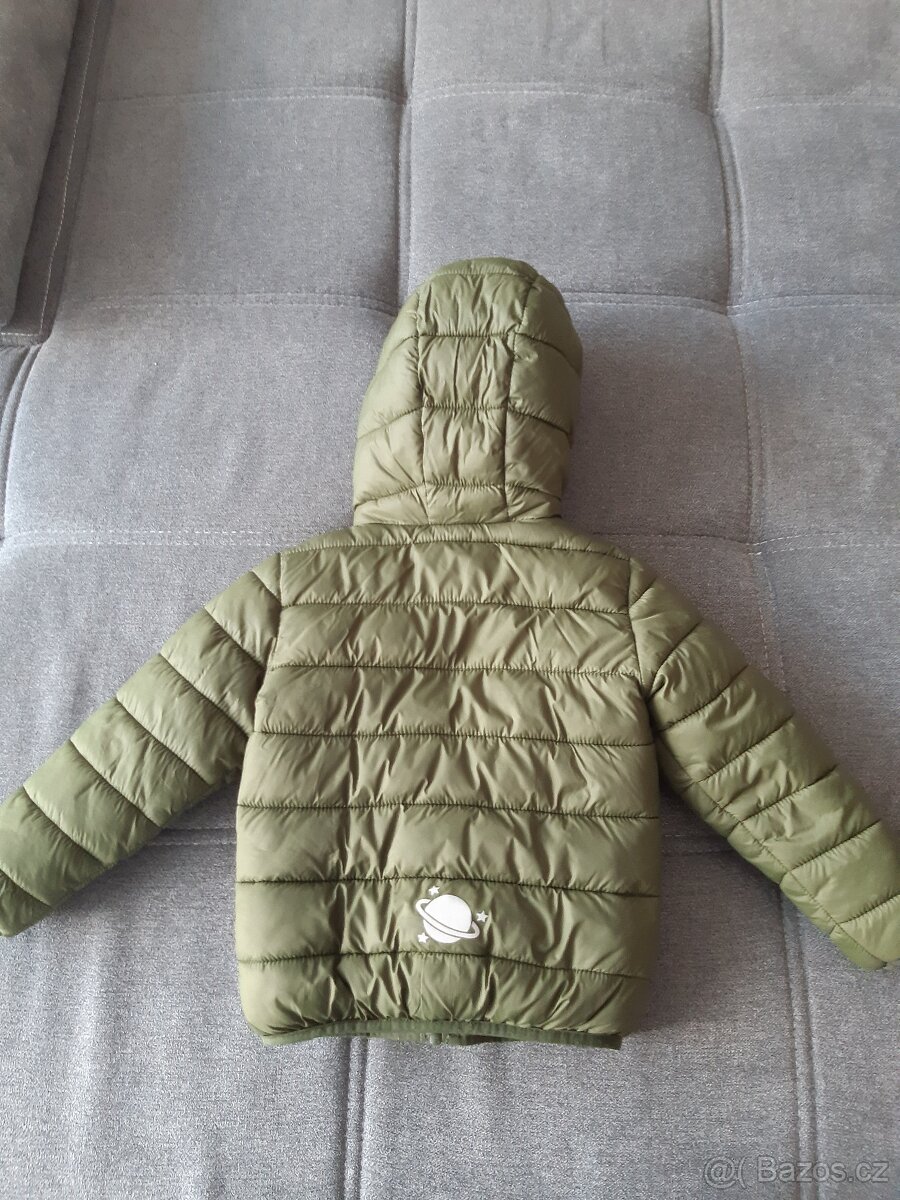 Prošívaná bunda s kapucí vel. 98 - 2