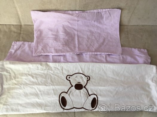 Spací pytel +PEŘINKA,POLŠTÁŘ + povlečení a mantinely - 2
