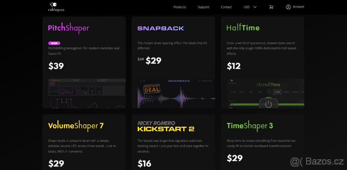 Prodám KOMPLET 18 plugins od CableGuys - 2