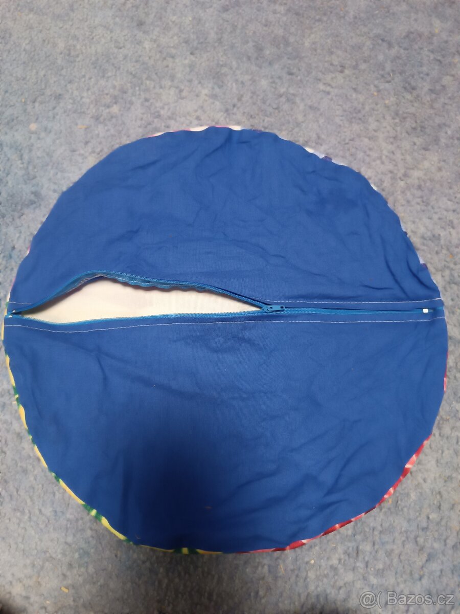 Kulatý povlak na polštářek průměr 37 cm - 2