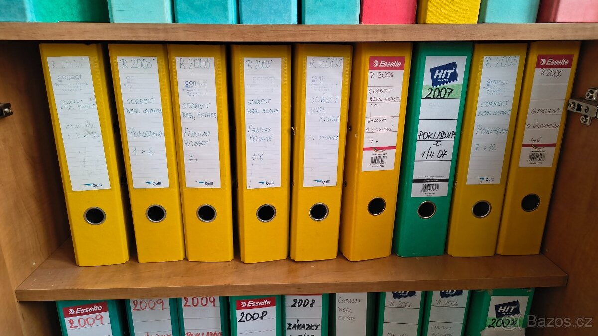 Pákové pořadače - šanony - 2