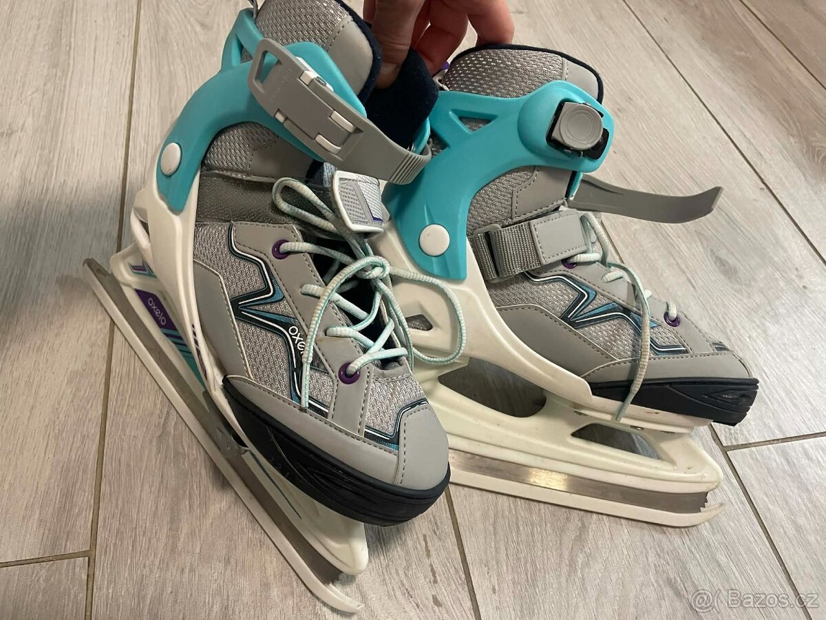 DÍVČÍ LEDNÍ BRUSLE Oxelo 32-35 - 2