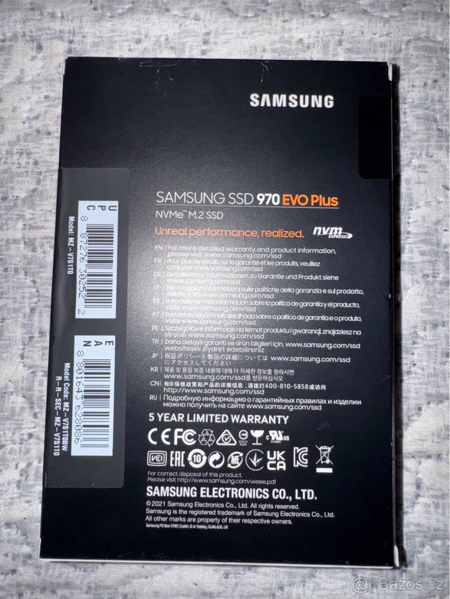 SSD disk Samsung 970 evo plus - 2