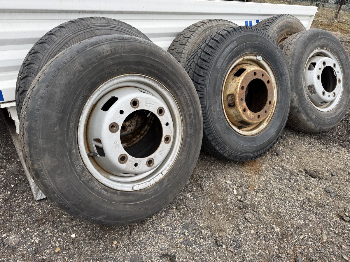 Multicar M26 kompletní kola disky R14 - 2