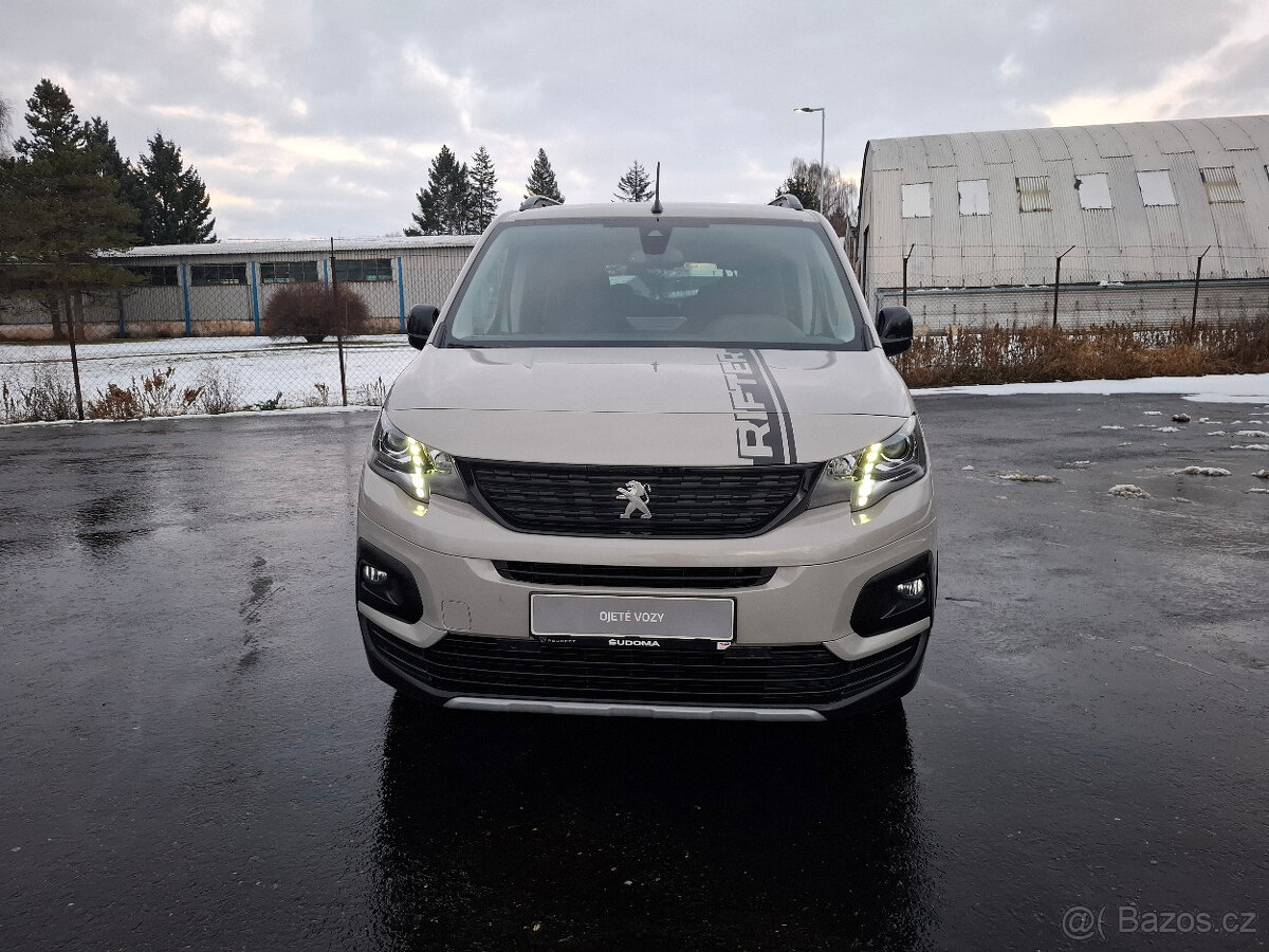 Peugeot Rifter GT 1.5HDi 96kW,7.místné,DPH,tažné - 2