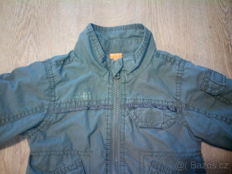 Khaki přechodová bunda - 2