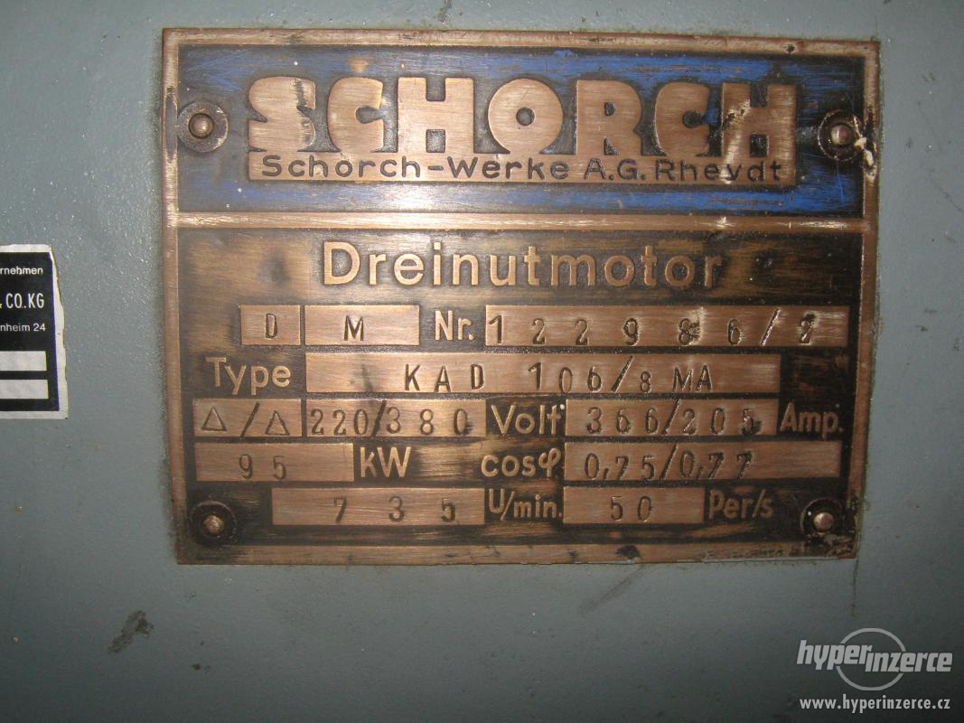 Prodam asynchronní elektromotor 95kW - 2