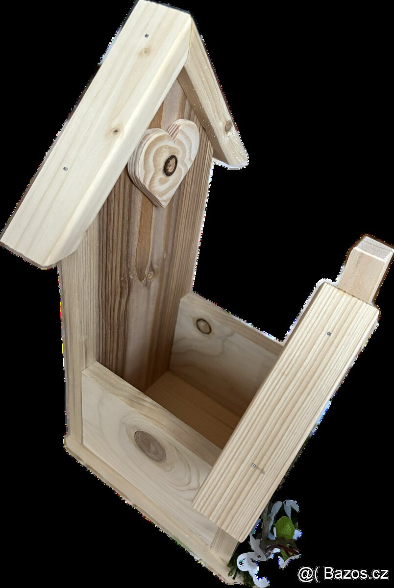 Truhlík dřevěný dekorace - 2