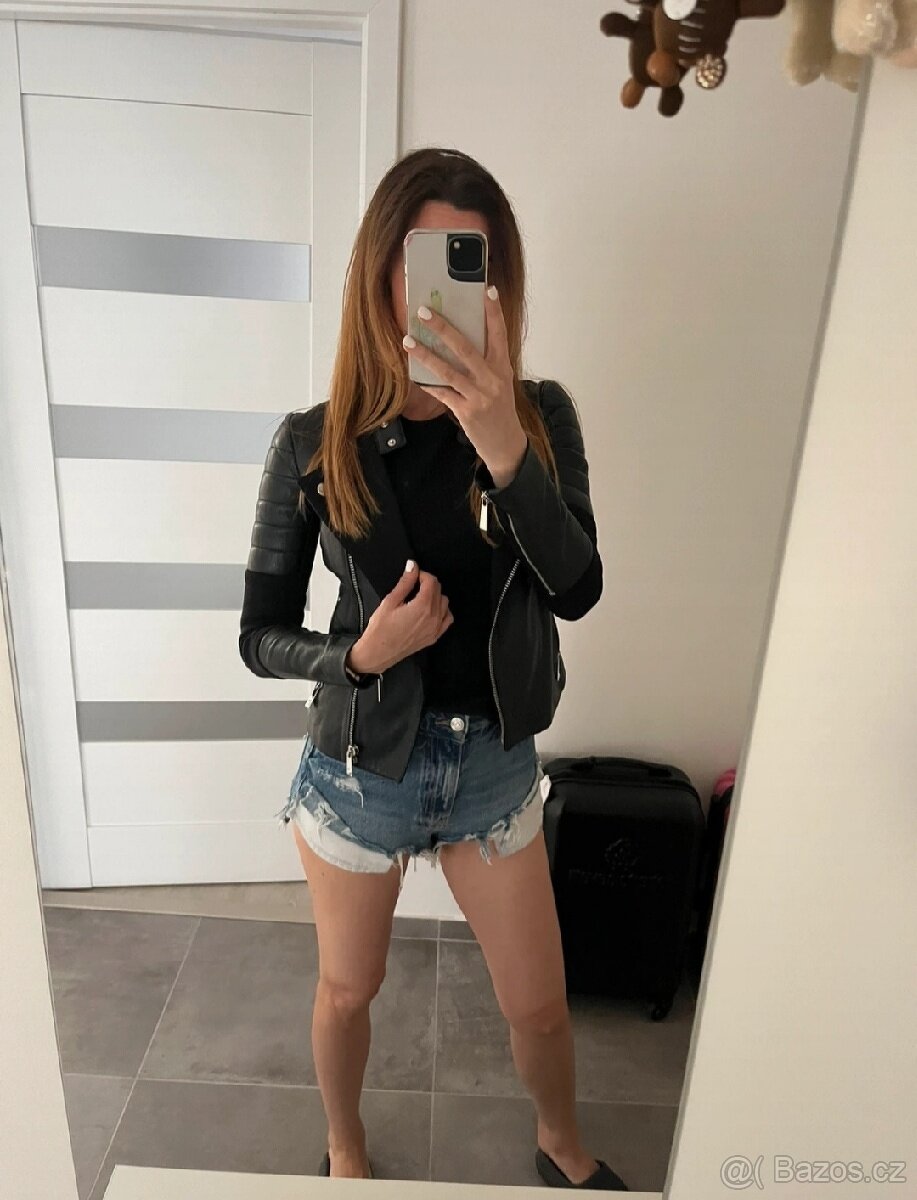 Luxusní kožená bunda Pinko - 2