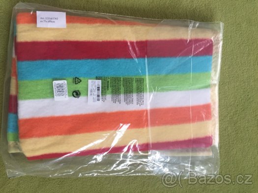 Dětská deka fleece, vhodná i do kočárku - 2