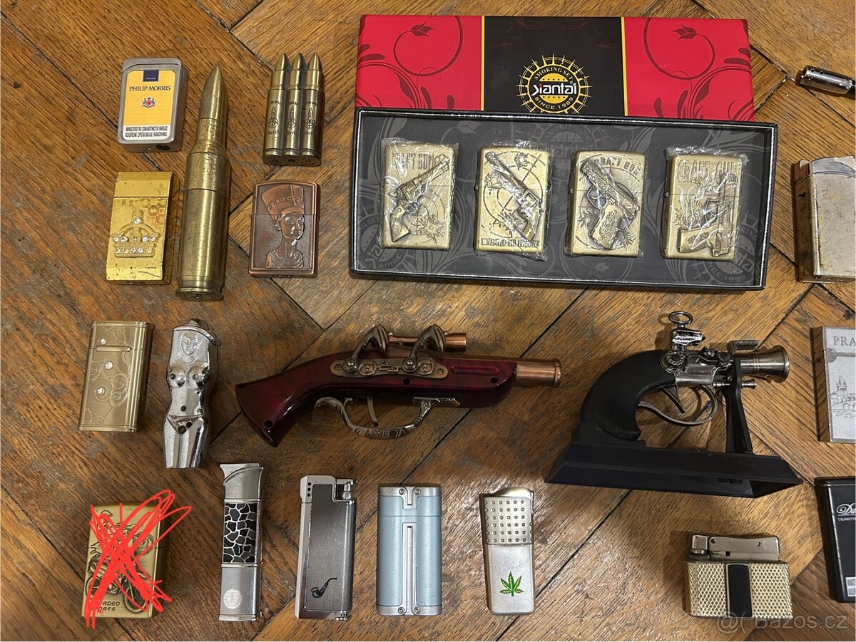 Zapalovače - různé druhy - 2