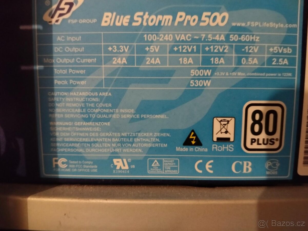 FSP Group Blue Storm Pro 500W (80PLUS) - 2